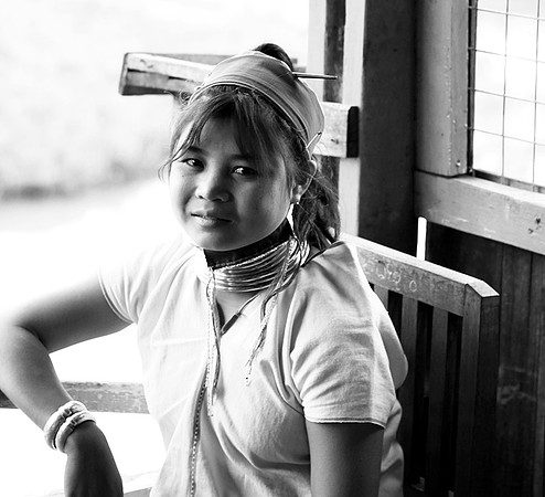 Kayan woman  - near lake Inle