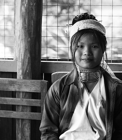 Kayan woman  - near lake Inle
