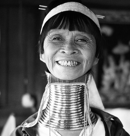 Kayan woman  - near lake Inle
