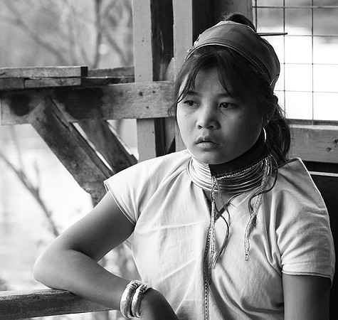 Kayan woman  - near lake Inle