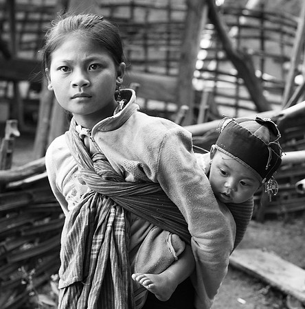 In a mountain village near Kengtung