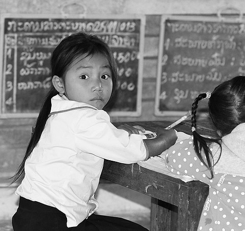 In a classroom