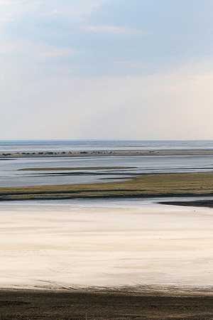 Helicopter flight over Sua Pan