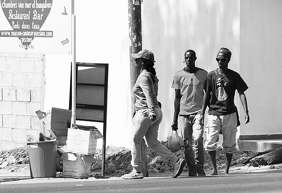 In the main street of Nianing - Senegal