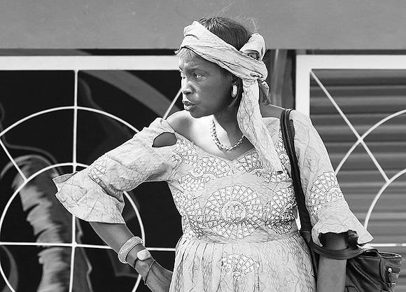 In the main street of Nianing - Senegal