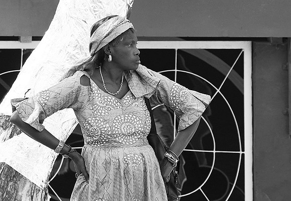 In the main street of Nianing - Senegal