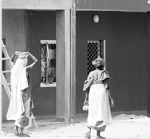 In the main street of Nianing - Senegal