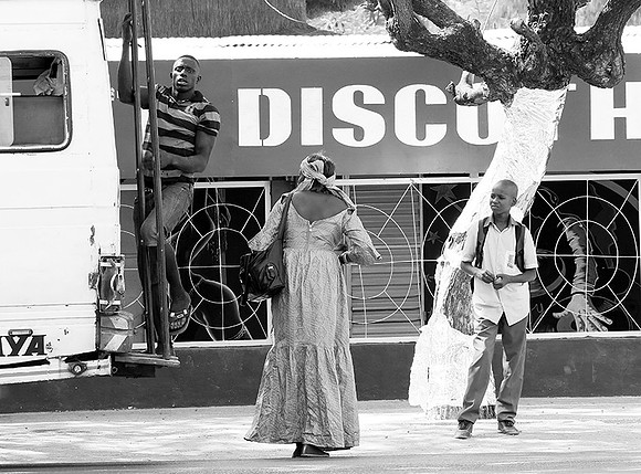 In the main street of Nianing - Senegal