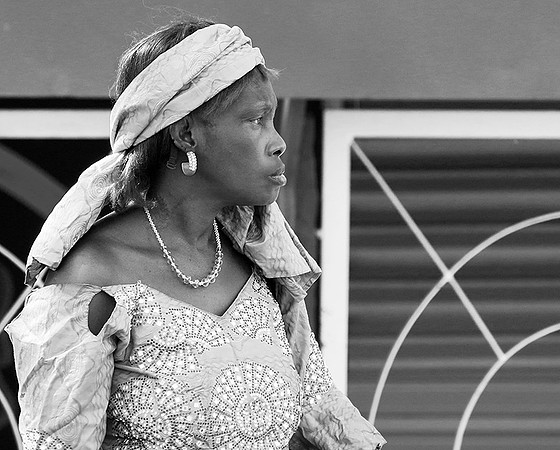In the main street of Nianing - Senegal