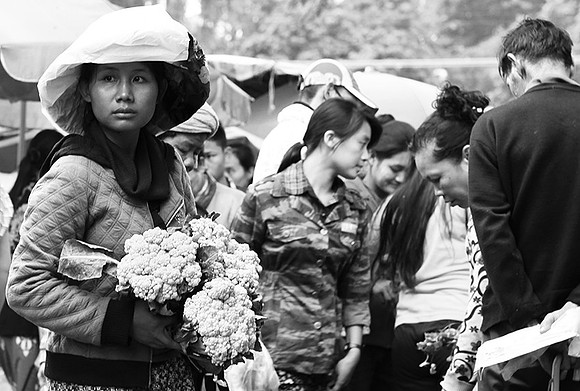 Street market - Kengtung