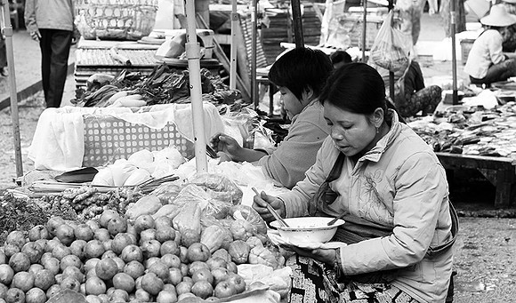 Street market - Kengtung