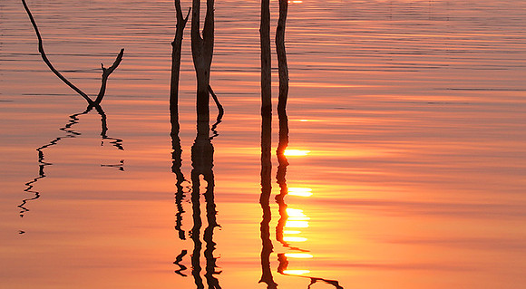 Sunset - lake Kariba - Matusadona NP