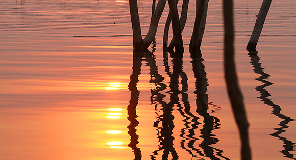 Sunset - lake Kariba - Matusadona NP