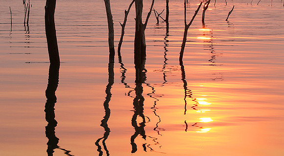 Sunset - lake Kariba - Matusadona NP