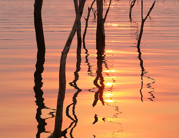 Sunset - lake Kariba - Matusadona NP