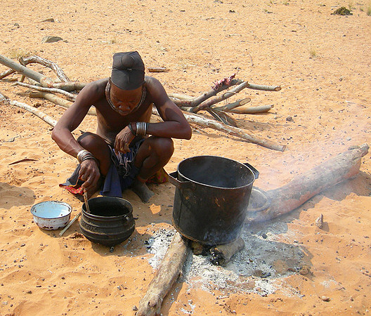 Himba settlement