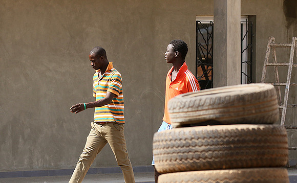 In the main street of Nianing - Senegal