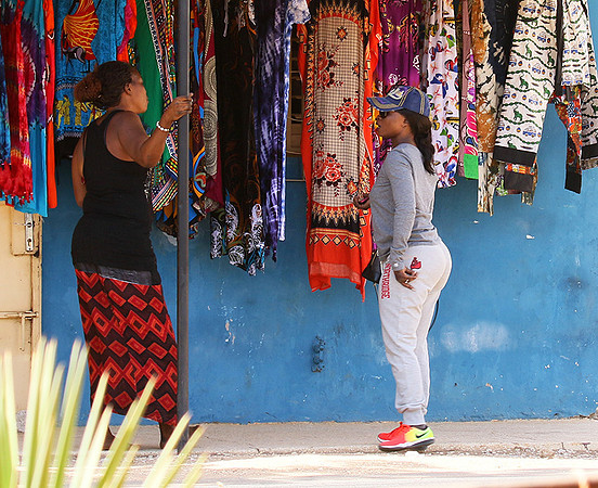 In the main street of Nianing - Senegal