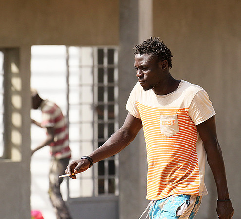 In the main street of Nianing - Senegal