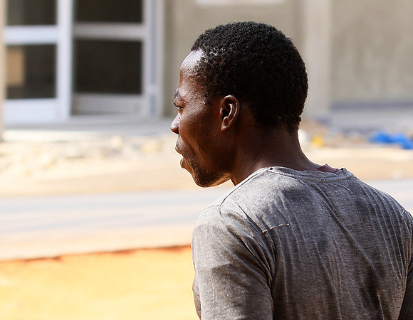 In the main street of Nianing - Senegal