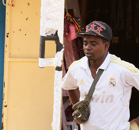 In the main street of Nianing - Senegal