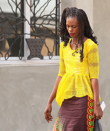 In the main street of Nianing - Senegal