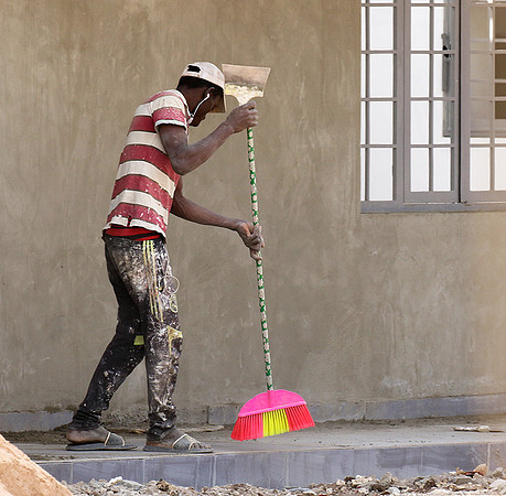 In the main street of Nianing - Senegal