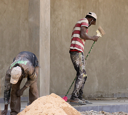 In the main street of Nianing - Senegal