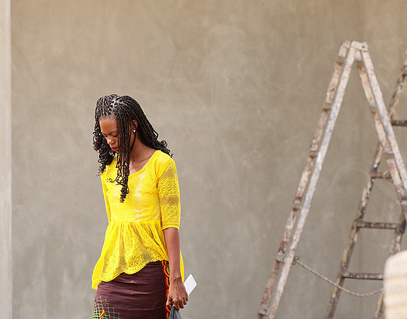 In the main street of Nianing - Senegal
