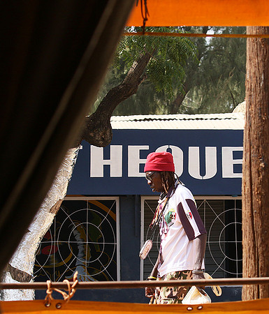 In the main street of Nianing - Senegal
