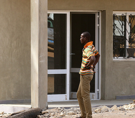 In the main street of Nianing - Senegal