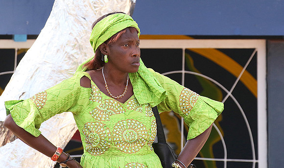 In the main street of Nianing - Senegal