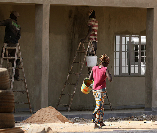 In the main street of Nianing - Senegal