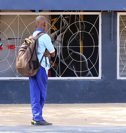 In the main street of Nianing - Senegal