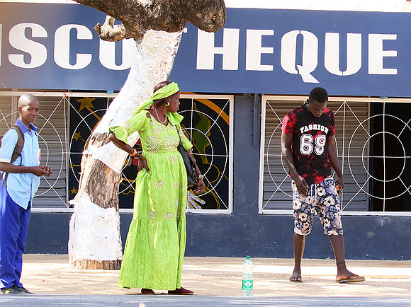 In the main street of Nianing - Senegal