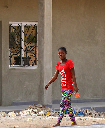 In the main street of Nianing - Senegal