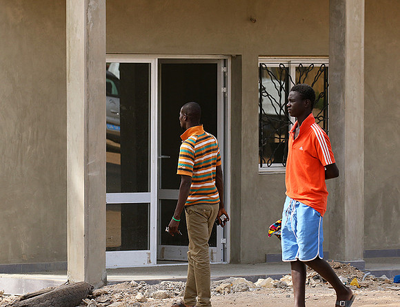 In the main street of Nianing - Senegal