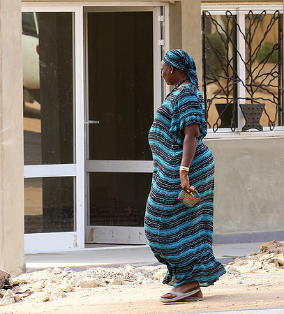 In the main street of Nianing - Senegal