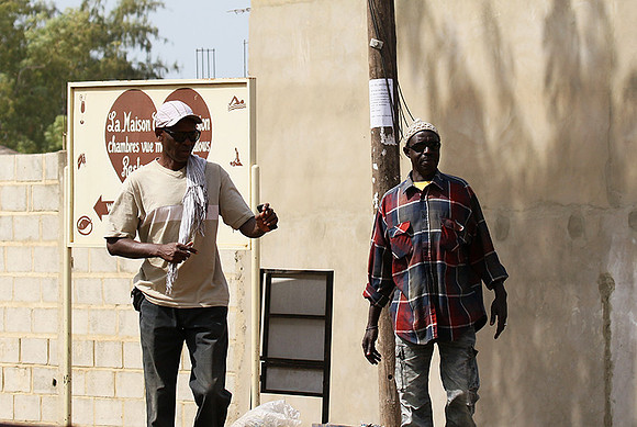 In the main street of Nianing - Senegal
