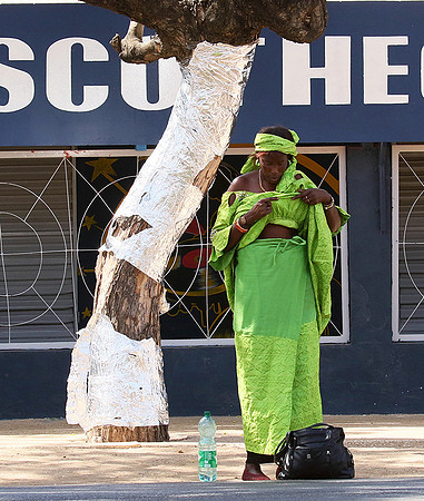 In the main street of Nianing - Senegal