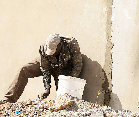 In the main street of Nianing - Senegal