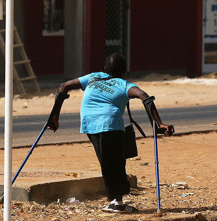 In the main street of Nianing - Senegal