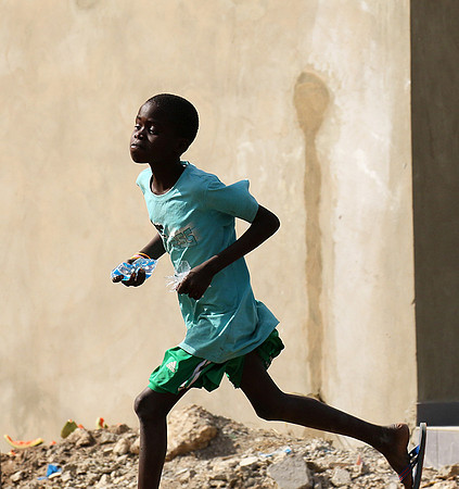 In the main street of Nianing - Senegal