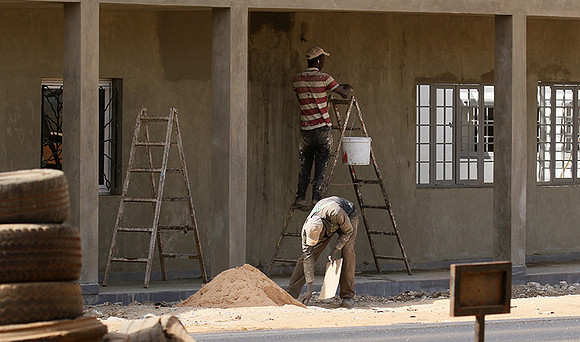 In the main street of Nianing - Senegal