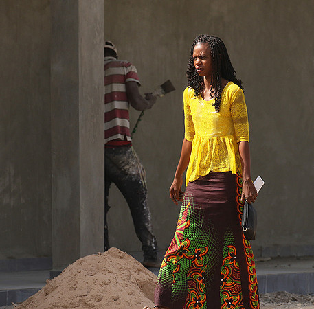 In the main street of Nianing - Senegal