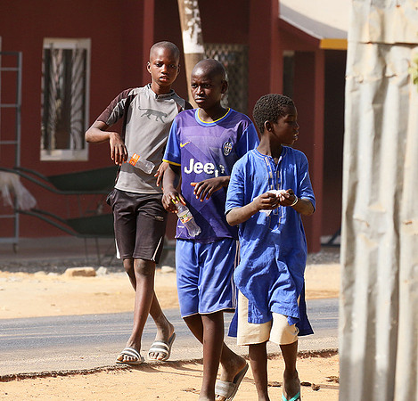 In the main street of Nianing - Senegal