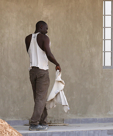 In the main street of Nianing - Senegal