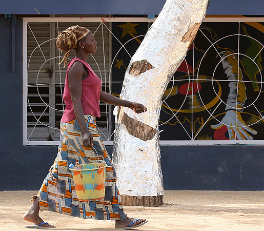 In the main street of Nianing - Senegal