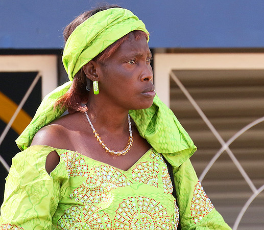 In the main street of Nianing - Senegal