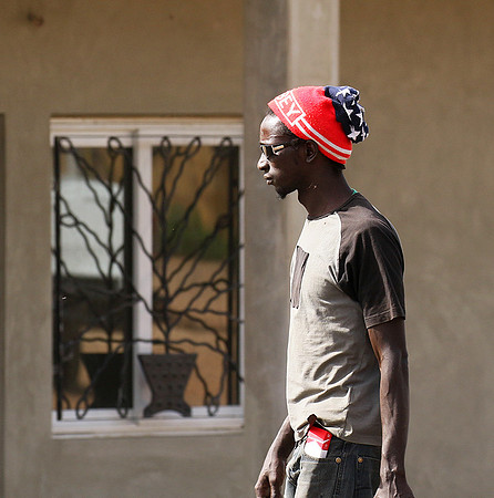 In the main street of Nianing - Senegal